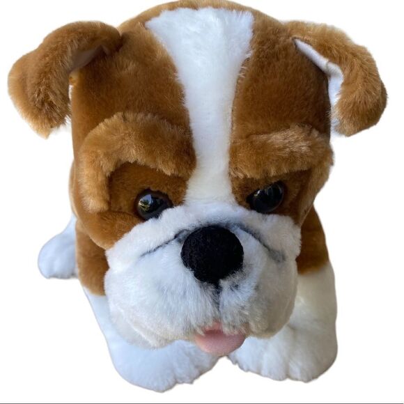 BAB Build A Bear Workshop 16” British BULLDOG Plush Stuffed Animal Dog - Picture 1 of 5